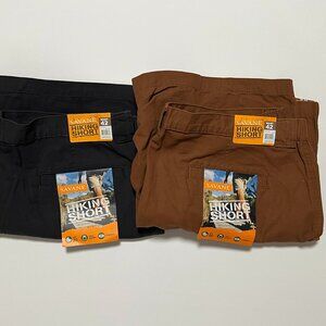 Lot of 2 Savane Hiking Shorts *NWT Tech Pocket Outdoor Comfy Men's size 42